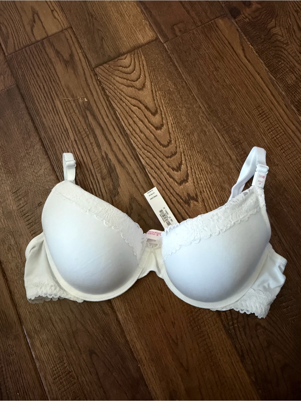 NWT PINK Victoria Secret Wear Everywhere Push Up Bra Size 38B